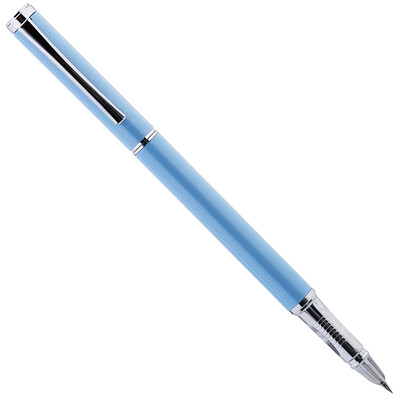 

Deli deli EF dark tip excellent series of posture posture pen signature pen metal posture training ink pen blue S271