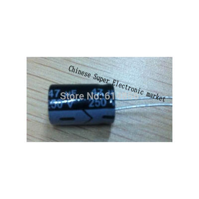 

20PCS 250V 47UF 13*25 DIP aluminum Electrolytic capacitor