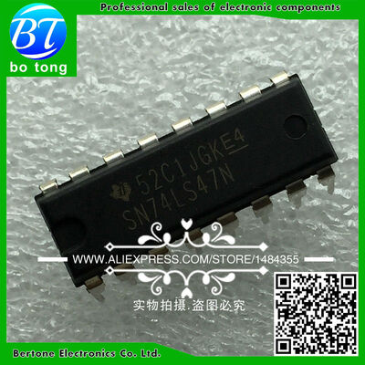 

50PCS SN74LS47N DIP16 SN74LS47 DIP 74LS47N 74LS47 new and original IC free shipping
