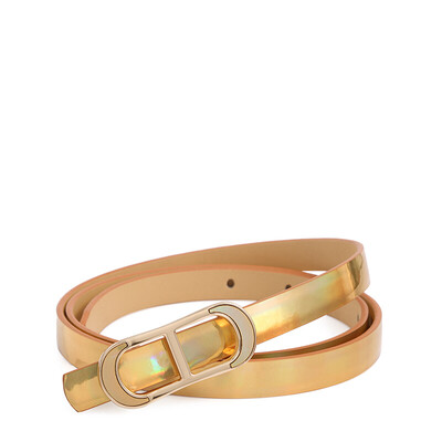 

Golden Fox FOXER Womens Belt Casual Joker Girdle Fashion Trend Charm Belt 508002F08O Gold