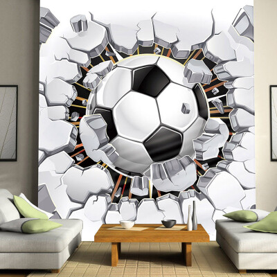 

3D Soccer Wallpaper Sport Background Mural Living Room Sofa Bedroom Football TV Backdrop Custom Any Size Wall Mural Wallpaper