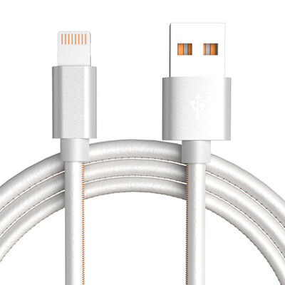 

Nanjue NANJUE Apple mobile phone leather data line 8765s usb charging cable for iphone56s7PlusXipad pro power cord white