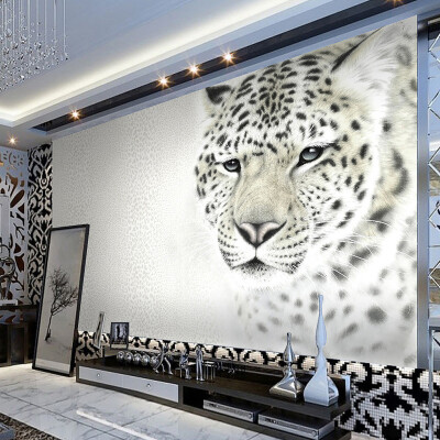 

Custom Photo Mural Wallpaper 3D Fashion Leopard Grain Leopard Animal Wall Painting Living Room Sofa TV Wall Decoration Wallpaper