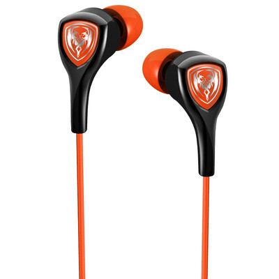 

SOMIC P1 In-ear mobile phoneipad gaming headset Music earplug with voice tube Black with orange