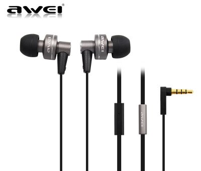 

ES-900i 3.5mm Metal Stereo Noise-isolating Hi-fi In-ear Earphones Heavy Bass Music Headset Headphones with microphone