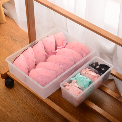 

Lixin LIXIN creative home drawers compartment bathroom storage box socks underwear underwear storage box wardrobe closet four grid two sets LX8748