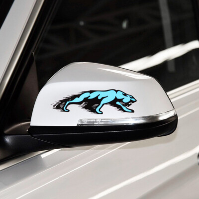 

LMA Loma car sticker 3D stickers simulation cracks through the wall stickers Leopard rearview mirror stickers car decoration