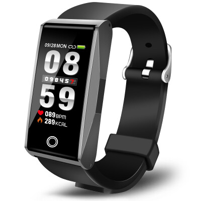 

GASON smart bracelet MATE1 heart rate test science sleep pedometer exercise bracelet men&women IP67 waterproof WeChat content display call reminder silver