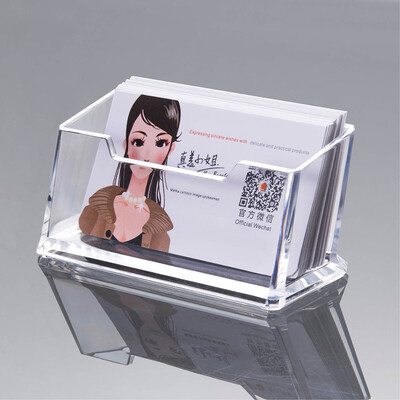 

Glosen business card holder single acrylic transparent business card holder C2151