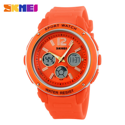 

SKMEI® Womens Three Time Zones Analog-Digital Rubber Band Sporty Wrist Watch Assorted Colors Cool Watches Unique Watches
