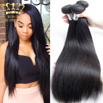 

Mokogoddess Mongolian Virgin Hair Straight 3 Bundles 100 Mongolian Human Hair Weave Bundles Unprocessed Hair Weft Free Shipping