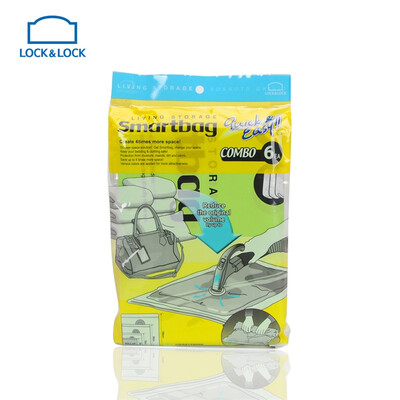 

Lock & Lock vacuum compression bag set of 6 HSS615S006