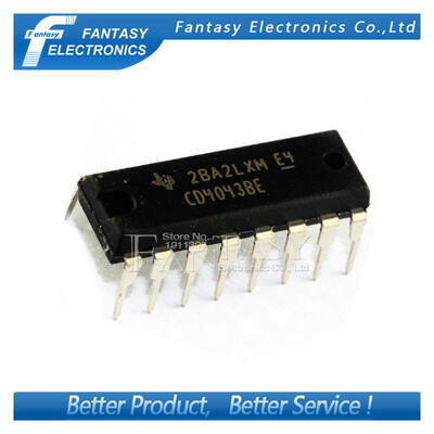 

20PCS CD4043BE DIP16 CD4043 DIP new and original IC free shipping