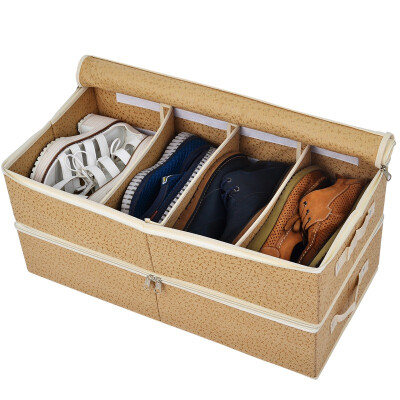 

【Jingdong Supermarket】 Baicao Garden (bicoy) environmental protection shoes shoes box storage box 2 sets (detachable assembly version