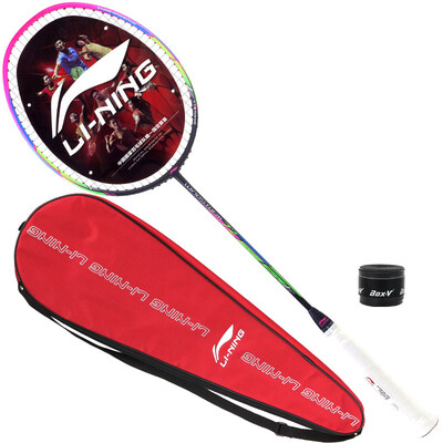 

Li Ning LI-NING бадминтон ракетка 5U ультра-свет серия одиночный шторм WS500 синий синий (уже резьбовые)