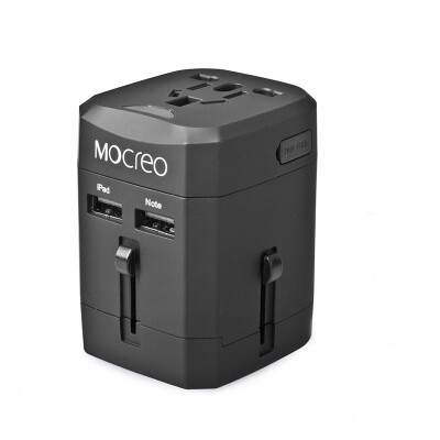 

MOCREO Universal World Wide Safety Travel Charger Wall Charger Adapter Plug All-in-one with 21A Dual USB Ports