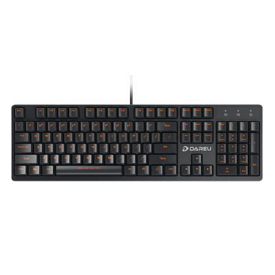 

Darwin dareu DK100 104 key game mechanical keyboard black green shaft Jedi to eat chicken weapon