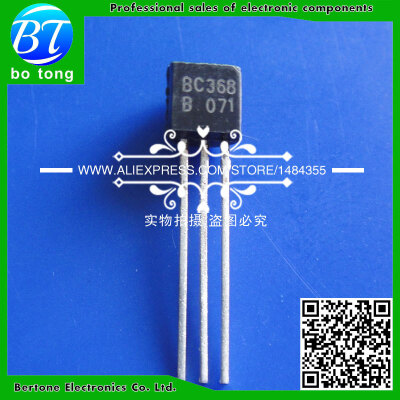 

Free shipping BC368 NPN 20V 2A TO-92 Silicon Transistors 100pcs/bag Sold by bag Special sales