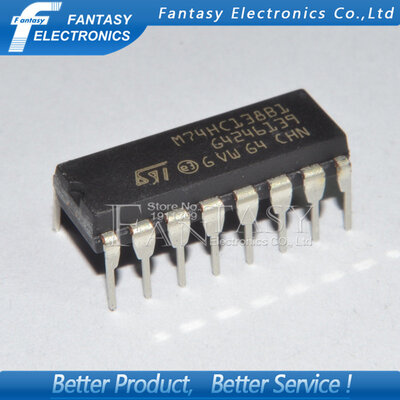 

10PCS M74HC138B1R DIP16 M74HC138B1 DIP new and original IC free shipping