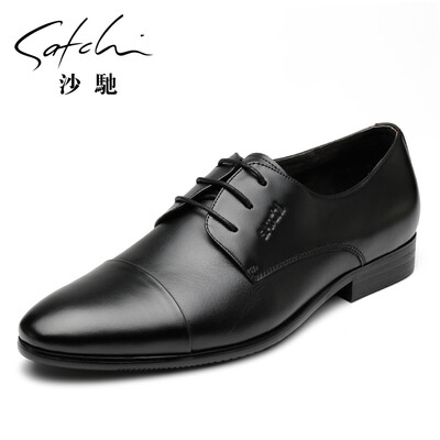 

SATCHI pointed headband mens business dress shoes 21481129Z black 40