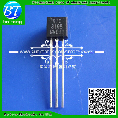 

Free Shipping 100pcs/lot DIP C3198 2SC3198Y 0.15A/50V NPN Triode Transistor TO-92 Thyristor Special sales