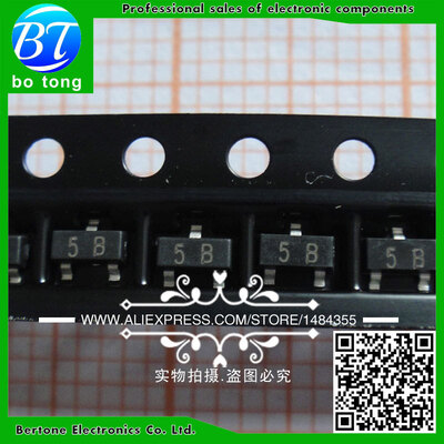 

200PCS BC817 BC807 (BC807-25 5B + BC817-25 6B)each 100pcs SOT-23 NPN PNP 0.1A/45V general purpose transistor NEW