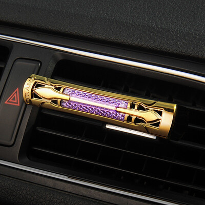 

Кардовое украшение (CarSetCity) Adoran Gold Ароматерапия Stick Car Автомобильный выход Украшения для парфюмерии Подвеска Украшение Цветок Фиолетовый
