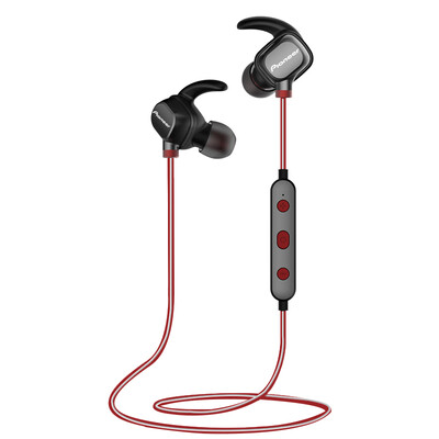

Pioneer SEC-E521BT Tide-one В-ухо Bluetooth-гарнитура для наушников с музыкальным сопровождением Black and Red
