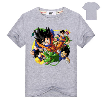 

Новые милые дети Goku 3D футболка DBZ t рубашки Мальчики Повседневные тройники Аниме Dragon Ball Z Super Saiyan t рубашки Harajuku