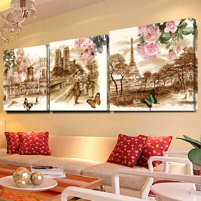 

Picture Canvas Painting Home Decor Wall Art Wall Pictures For Living Room Cuadros Wall Decor 3D abstract painting 40X50cmX3pcs
