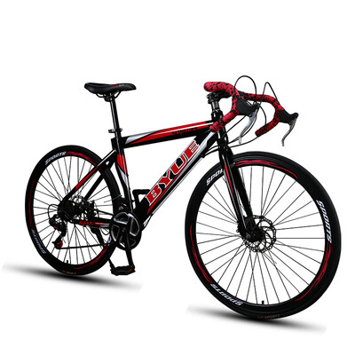 

BYUEBIKE bends road race bicycle dual disc brake for men&women cycling