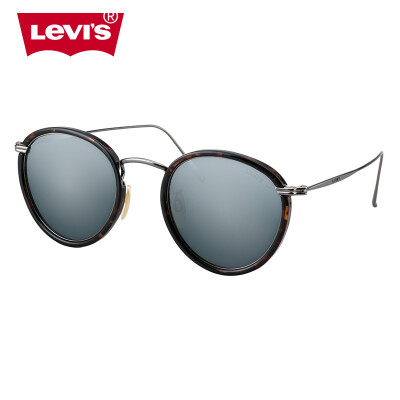

Levis sunglasses for men&women black frame silver legs plate alloy mixed polarized sunglasses LS98040 C02P 49