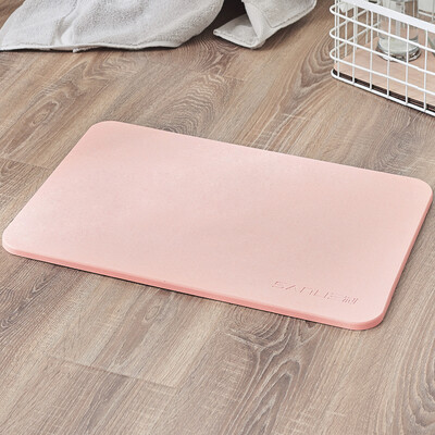 

Sanli natural diatom mud mat bathroom anti-slip mat diatom soil mat water absorption&quick-drying bathroom toilet door mat coral powder