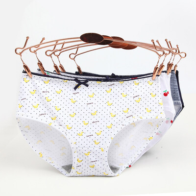 

Langsha womens underwear womens cotton sexy large size waist comfort womens pants 5 gift box style one 165 L