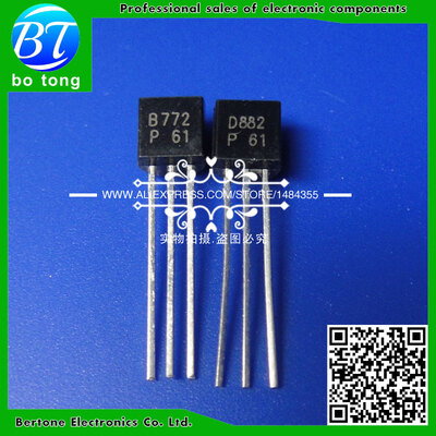 

2SD8822SB772 TO-92 D882 B772 each 10pcs all 20pcs Power Transistors