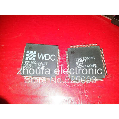 

2pcs/lot WD90C26A-ZS00-01 WD90C26A-ZS-00-01 WD90C26A-ZS QFP