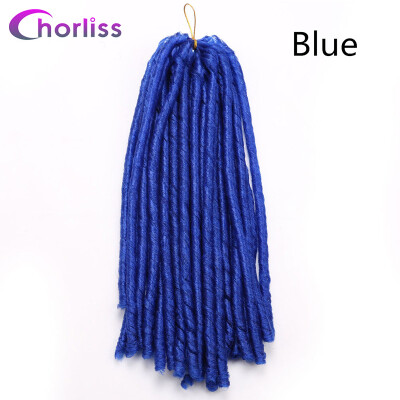 

Chorliss 14" 30strandsPc Dreadlocks Ombre Synthetic Crochet Twist Braids Hair Extensions Low Temperature Fiber Soft Dread Hair