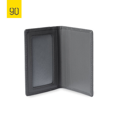 

Xiaomi Mi Ecosystem 90FUN Concise Business Casual Card Holder Safiano Genuine Leather Women Man Vertical Style