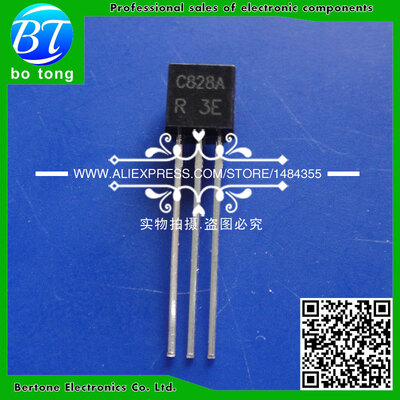 

Free Shipping 100PCS Transistor 2SC828 C828 0.1A/30V PNP TO-92