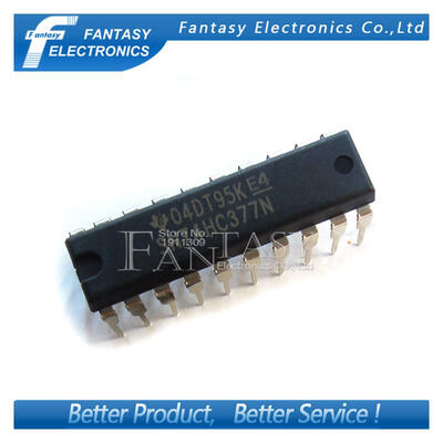 

10PCS SN74HC377N DIP20 SN74HC377 DIP 74HC377N DIP 74HC377 new and original IC free shipping