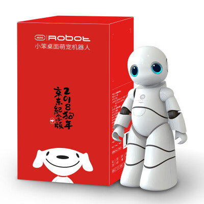 

Philharmonic gifted robot small stupid intelligent dialogue movement walking programming children&39s English early childhood synchronization teaching material resources 2018 dog year Jingdong commemorative edition