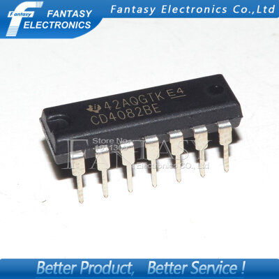 

50PCS CD4082BE DIP14 CD4082 DIP new and original IC free shipping