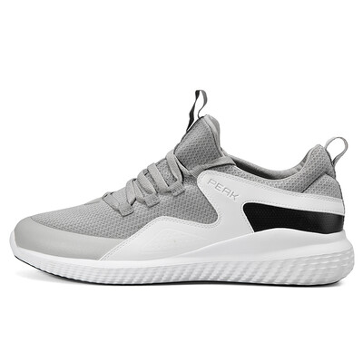 

PEAK mens casual shoes low to help the magic bullet comfortable one foot urban sports shoes DE810411 light cold gray 40 yards