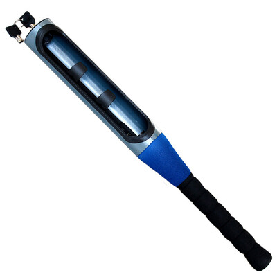

40000 km steering wheel lock car lock anti-theft lock double card baseball shape lock self-defense security lock blue SWY2004