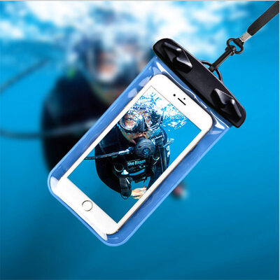 

Gordon GEDUN mobile phone waterproof bag waterproof cover swimming bag waterproof bag diving set men&women touch screen underwater camera phone set blue standard