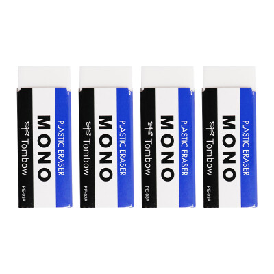 

Japanese Tombow PE-03A Eraser MONO rubber painting image skin rub 4 pieces imported