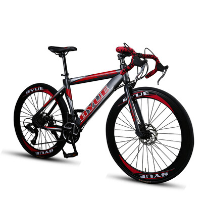 

BYUEBIKE bends road race bicycle dual disc brake for men&women cycling