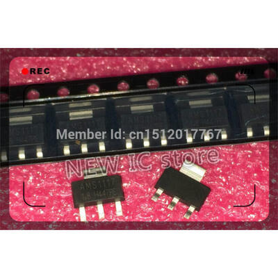 

Free shipping 100pcs AMS1117-18 LD1117 LM1117 18V 1A SOT-223 Voltage Regulator 100 new