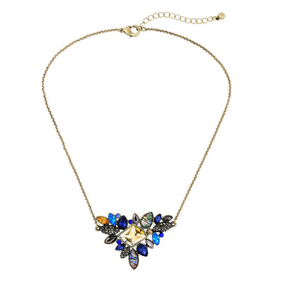

Colorful Diamond Pendant Sweater Necklace for Women