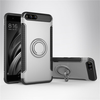 

Xiaomi mi 5X6 Armor Car Magnetic Suction Ring Bracket Silicon TPU Hard PC Phone Case